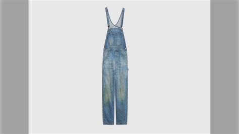 gucci fake grass stain|Gucci is selling denim overalls with grass 'stain effect' for $1,750.